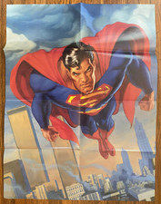 1991 DC Comics SUPERMAN Man Of Steel Jon Bogdanove Movie Poster NY TWIN TOWERS