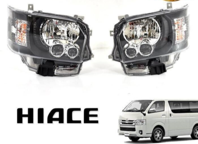 Toyota Hiace 200 Series 4 Head Light Lamp Inner black set for left 
