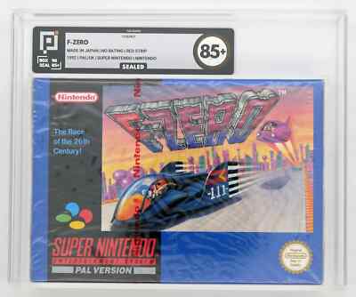 snes F-Zero sealed pal  Pixel Grading 85+