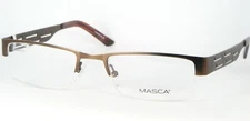 NEW MASCA MA1201 BRONZE EYEGLASSES GLASSES METAL FRAME MA 1201 52-19-135mm