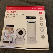 Project Nursery Smart Wi-Fi Baby Monitor, Alexa and Google Assistant Enabled wit