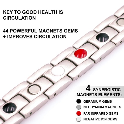 Magnetic Bracelet Therapy 591 Bio Elements Balance Energy Arthritis Pain Relief - Picture 8 of 30