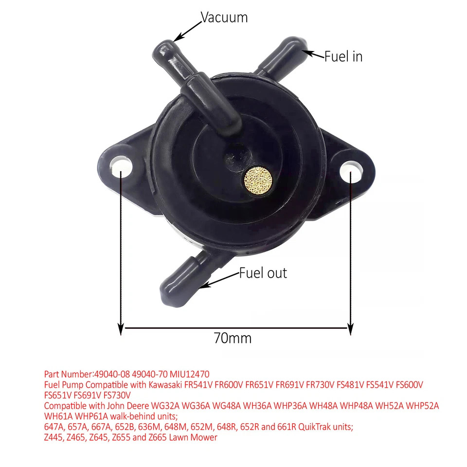Карбюратор FR691V 15004-0869 23 л.с. для Kawasaki 15004-0985 Specific FS691V США - Изображение 3 из 4