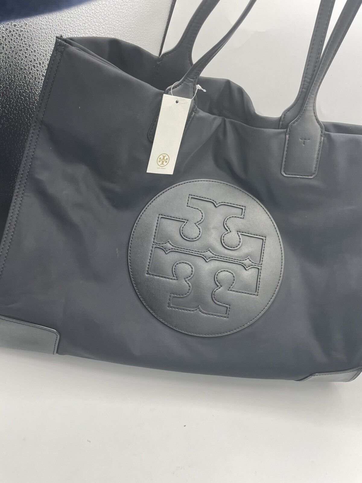 Tory Burch Ella Nylon Tote Bag in Black | eBay