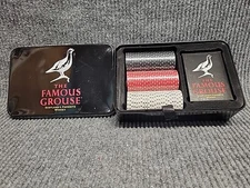 Poker Set The Famous Grouse Scotland's Favorite Whisky Cards And Poker Chips