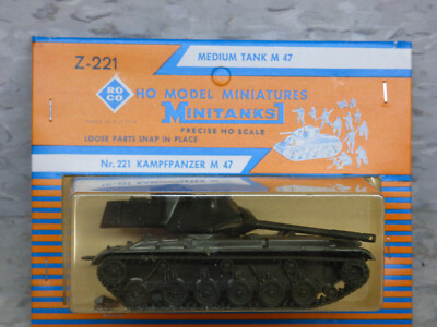 Roco Minitanks (NEW) 1/87 Modern US M-47 Patton Medium Battle Tank Lot #5257K