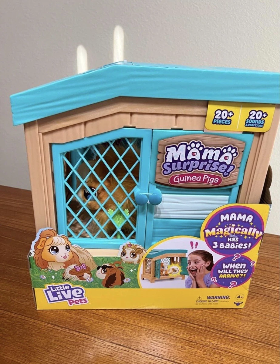 Little Live Pets, Mama Surprise, Soft, Interactive Mama Guinea Pig