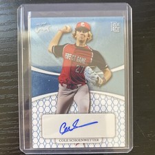 2022 Leaf Perfect Game PG Prospect Just Auto /4 Cole Schoenwetter