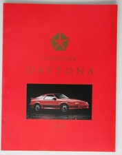 CHRYSLER DAYTONA 1992 dealer brochure - French - Canada ST1002000318 IROC