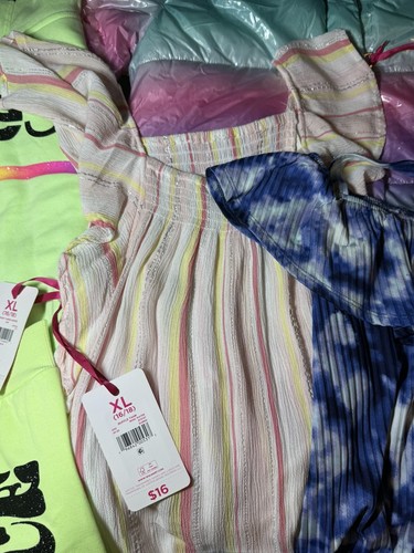 Justice Xl Clothing Bundle Pants Shirts Puffer Jacket Skirt Hat/gloves Backpacks - Picture 6 of 14