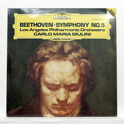 CARLO MARIA GIULINI ⸺ BEETHOVEN symphony no.5 ⸺ DGG 2532049 LP