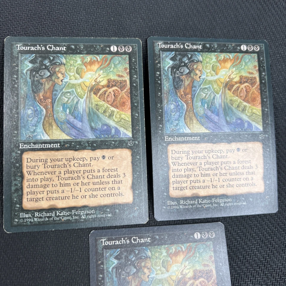Tourach's Chant  Fallen Empires MTG Magic the Gathering Black 3 - Image 2 of 4