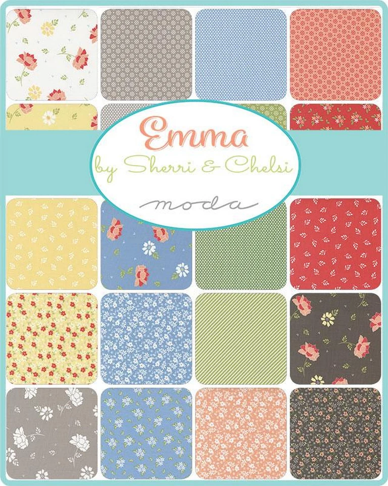 Emma Moda Charm Pack 42 100% Cotton 5" Precut Fabric Quilt Squares - Image 2 of 2