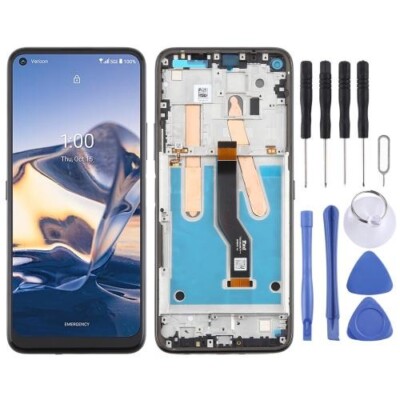 Full LCD Display mit Gehäuse für Nokia 8V 5G (schwarz)
