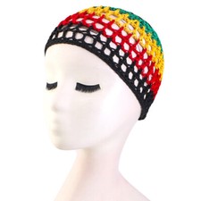 Women Mesh Hair Net Crochet Cap Hat Snood Sleeping Night Cover Turban Slouchy
