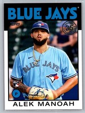 2021 Topps Update #86B-11 Alek Manoah 1986 Topps Baseball 35th Anniversary Blue