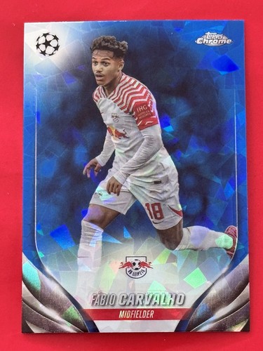 2023 Topps Chrome Sapphire Soccer Fabio Carvalho Vet Base Leipzig #78