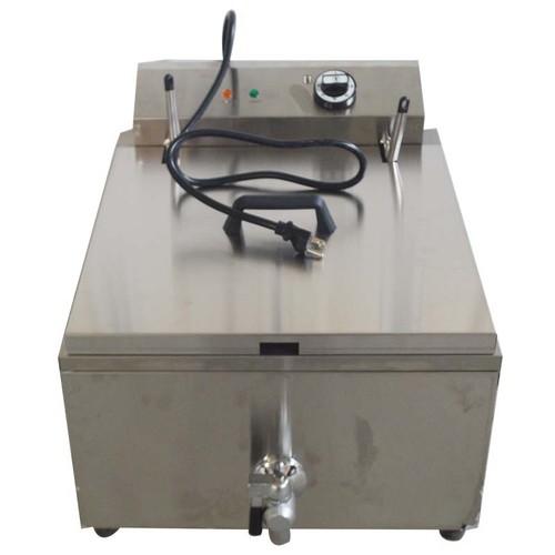 Freidora de pasteles/donuts embudo para comerciales y domésticos 110 V 2,7 hp acero inoxidable - Imagen 5 de 8