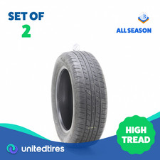 Set Of 2 Used 20555r16 Fuzion Touring 91v - 8.532