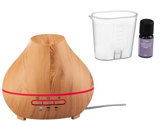 Livarno Home Lufterfrischer Aroma Diffuser LADH 12 Holzdesign 300ml B Ware