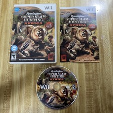 Remington Super Slam Hunting: Africa (Nintendo Wii, 2010) COMPLETE CIB