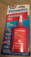 Permatex 27140 High Strength Threadlocker Red 36 ml