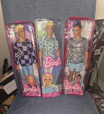(3 Doll Lot) Barbie Ken Fashionistas Doll Set Lot Of 3 #204 #191 Brand New