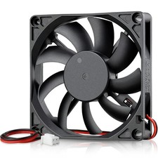 80mm x 80mm x 15mm 12V Brushless DC Cooling Fan 8cm Slim Quiet 2-Pin PC Case