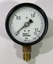 Kromschröder Pressure Gauge Gauge RFM 1.6 Bar Mechanical Pressure Gauge HL6