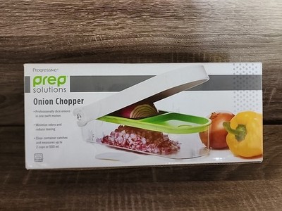 Prep Solutions Onion Chopper Dishwasher Safe Easy Fast Onion Slicer 2 Cups
