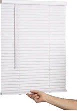 Lotus & Windoware Cordless 1 Inch Vinyl White Window Blinds 36x48 NIB!