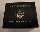 1991 American Gold Eagle 1/10th oz $5 in OGP with COA