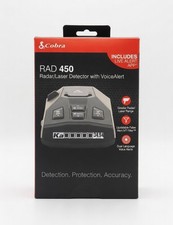 Cobra RAD 450 Radar Laser Detector Long Range w/ IVT filter OLED Display NEW