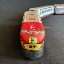 Express Train Toy 3 Cars Tin Toy Collectible Read