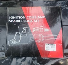 Set of 4 Ignition Coils Pack Spark Plugs Kit Replaces 133390 94654-14-05
