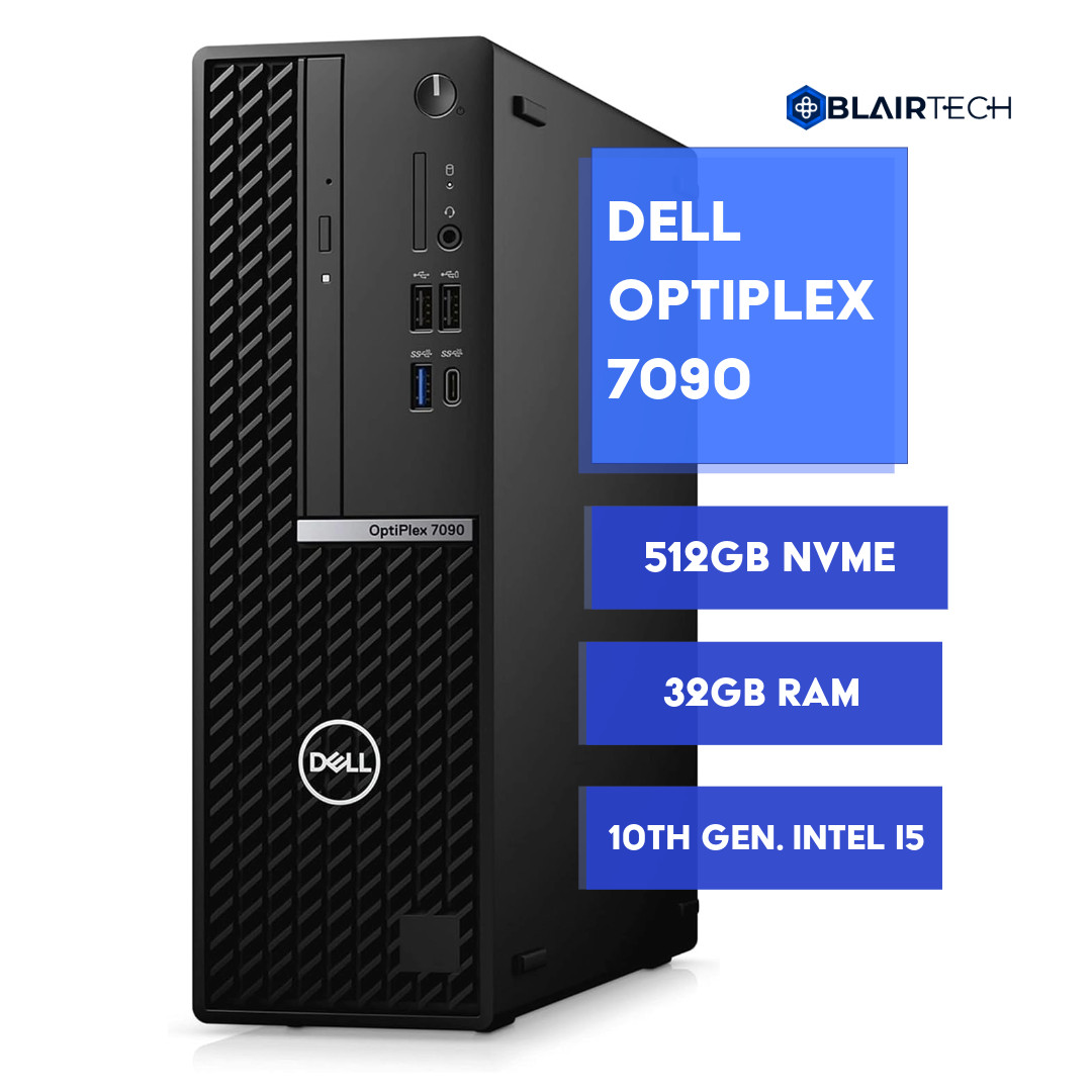 Dell Optiplex 7090 Desktop- 10th Gen. Intel i5 | 32GB RAM 512B NVMe | Windows 11