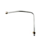 Air Compressor Tube 0.4" X 17.13"(D*L) Silver 7.8mm/0.31" Air Compressor