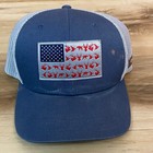 Columbia PHG Trucker Hat American Flag Deer Hunting Cap Flexfit