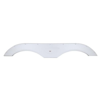FS1770 69 Fender Skirt-3/8''L x 9-1/2''H 4-1/4'' Arch Heigh Polar White Tandem