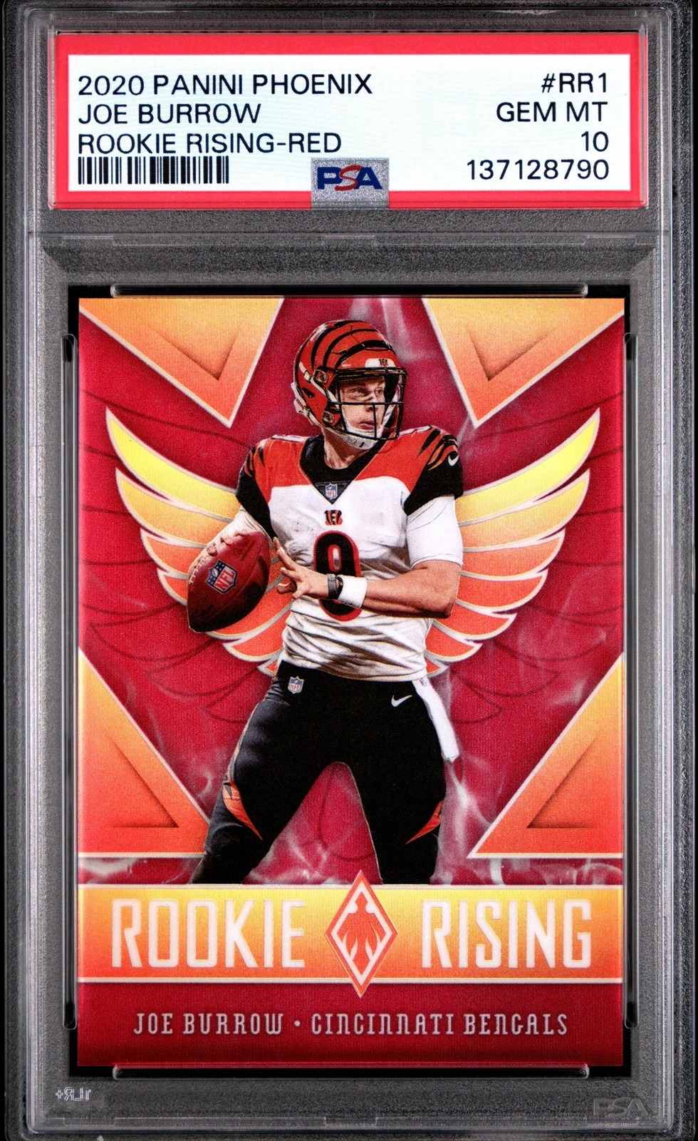 Joe Burrow Panini Phoenix Rookie Rising #RR1 Red