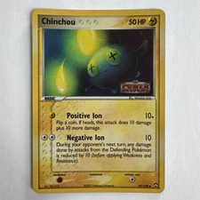 Chinchou 49/108 Power Keepers Reverse Holo Stamped MP dd