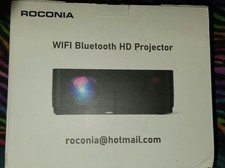 ROCONIA Q6 Projector with 5G WiFi and Bluetooth, Native 1080P Projector