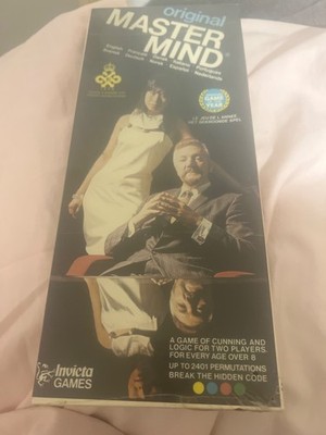 Vintage 1972 Master Mind Game VicToy Invicta Games Factory Sealed NEW Mastermind