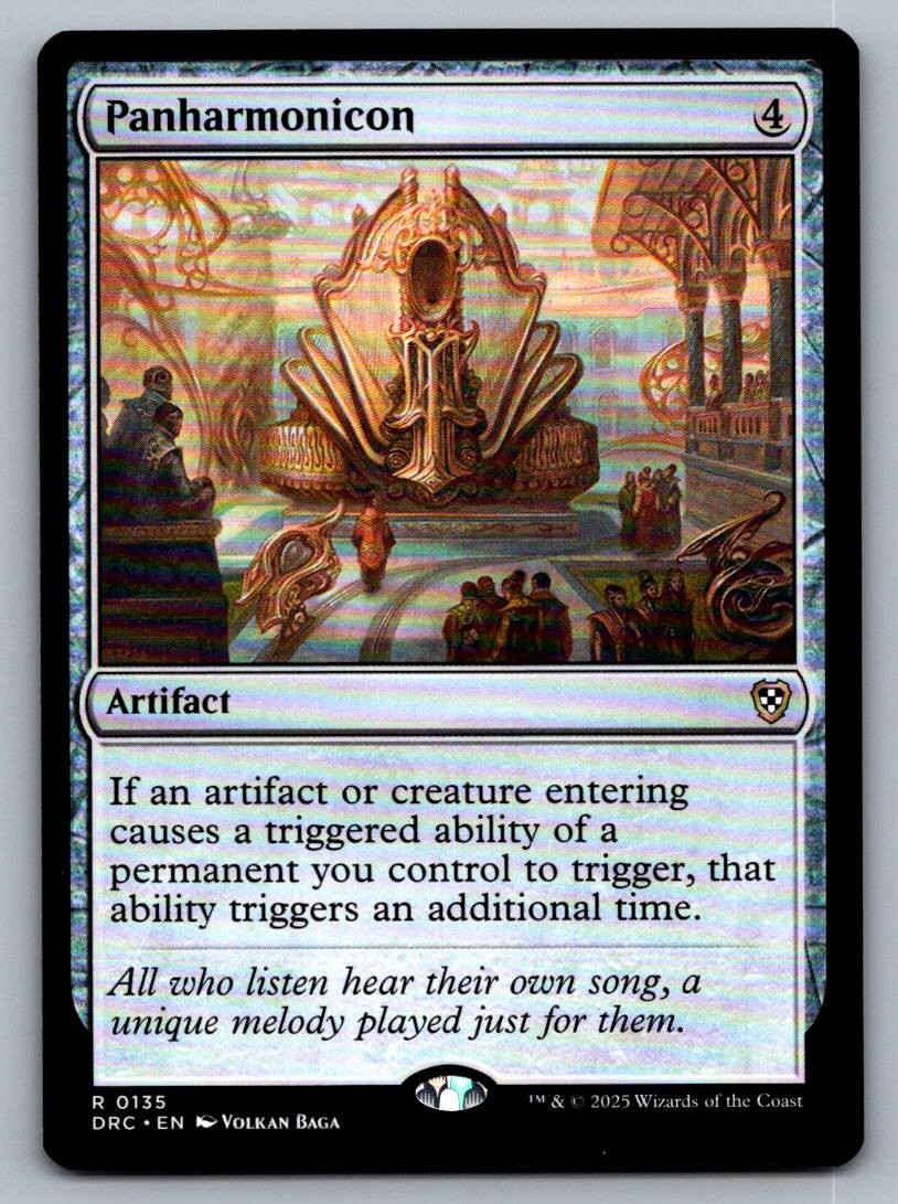 Panharmonicon Commander: Aetherdrift DRC #135 Rare NM