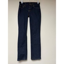 RALEIGH DENIM Straight Leg Dark Wash Jeans Size 26 Handcrafted North Carolina