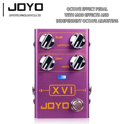 JOYO Octave Effect Pedal R Series with MOD Effects and Independent Octave Adjust
