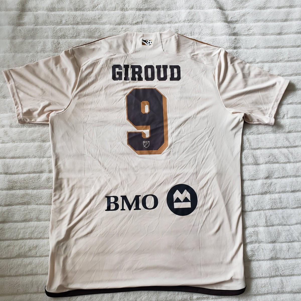 Men's adidas Olivier Giroud Tan LAFC 2024 Archive Replica