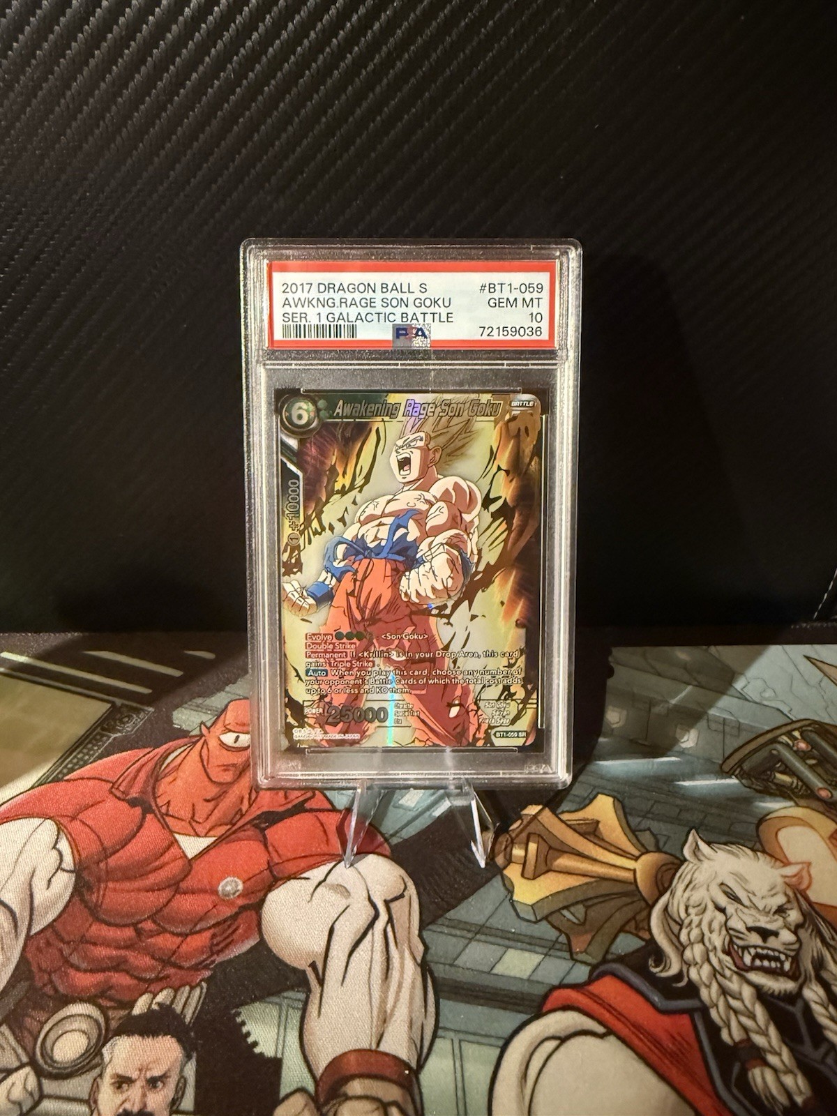 2017 Dragon Ball Super Awakening Rage Son Goku PSA Gem Mint 10 view 2