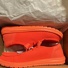 Hey Dude Women's Canvas Lightweight Slip-On Loafer Flat Orange US 8 EU 39 — photo 1