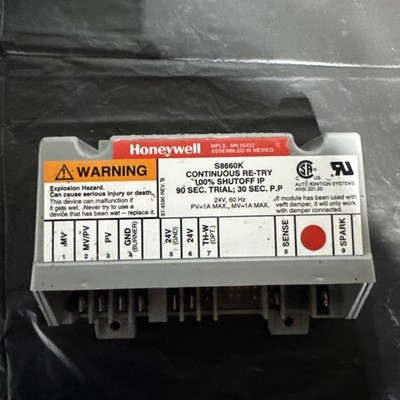 s8660k GUARANTEED WORKING TESTED GOOD Honeywell Furnace Control Board Module